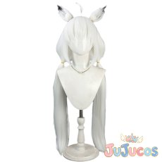 画像2: VTuber　白上フブキ　部屋着　コスプレウィッグ　バーチャルYouTuber　コスプレ鬘　JUJUcosplay (2)