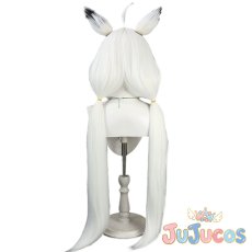 画像3: VTuber　白上フブキ　部屋着　コスプレウィッグ　バーチャルYouTuber　コスプレ鬘　JUJUcosplay (3)