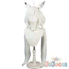 画像5: VTuber　白上フブキ　部屋着　コスプレウィッグ　バーチャルYouTuber　コスプレ鬘　JUJUcosplay (5)