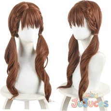 画像1: 犬飼詩魚　コスプレウィッグ　出禁のモグラ　コスプレ鬘　JUJUcosplay (1)