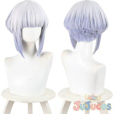 画像1: 白矢環　コスプレウィッグ　ロックは淑女の嗜みでして　コスプレ鬘　JUJUcosplay (1)