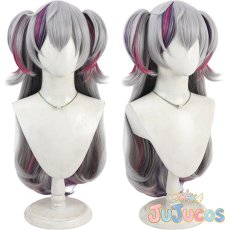 画像1: VTuber　不破湊　メイド　コスプレウィッグ　バーチャルYouTuber　コスプレ鬘　JUJUcosplay (1)