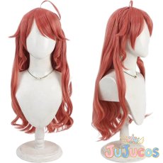 画像1: VTuber　さくらみこ　flower fantasista!　コスプレウィッグ　バーチャルYouTuber　コスプレ鬘　JUJUcosplay (1)