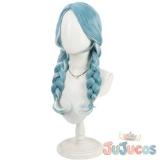 画像4: Vtuber　白波らむね　シンプル/Chill　コスプレウィッグ　バーチャルYouTuber　コスプレ鬘　JUJUcosplay (4)