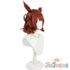 画像3: アストンマーチャン(バレンタイン)　コスプレウィッグ　ウマ娘プリティーダービー　コスプレ鬘　JUJUcosplay (3)