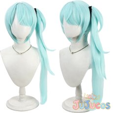 画像1: 槌永ヒヨリ　コスプレウィッグ　ブルーアーカイブ　コスプレ鬘　JUJUcosplay (1)