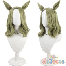 画像1: エアメサイア　勝負服　コスプレウィッグ　ウマ娘プリティーダービー　コスプレ鬘　JUJUcosplay (1)