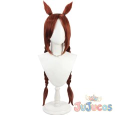 画像2: サクラバクシンオー　レッドホット☆リーダー　コスプレウィッグ　ウマ娘プリティーダービー　コスプレ鬘　JUJUcosplay (2)
