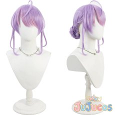 画像1: VTuber　梢桃音　チャイナ風メイドドレス　コスプレウィッグ　バーチャルYouTuber　コスプレ鬘　JUJUcosplay (1)