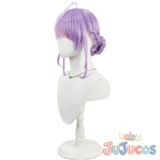 画像4: VTuber　梢桃音　チャイナ風メイドドレス　コスプレウィッグ　バーチャルYouTuber　コスプレ鬘　JUJUcosplay (4)