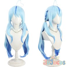 画像1: Vtuber　雪花ラミィ　サイバー衣装　コスプレウィッグ　バーチャルYouTuber　コスプレ鬘　JUJUcosplay (1)