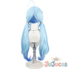 画像5: Vtuber　雪花ラミィ　サイバー衣装　コスプレウィッグ　バーチャルYouTuber　コスプレ鬘　JUJUcosplay (5)