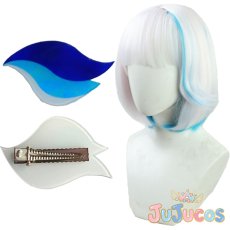 画像1: VTuber　リゼ・ヘルエスタ　学生服　コスプレウィッグ　バーチャルYouTuber　コスプレ鬘　JUJUcosplay (1)