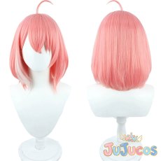 画像1: VTuber　笹木咲　制服　コスプレウィッグ　バーチャルYouTuber　コスプレ鬘　JUJUcosplay (1)