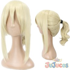 画像1: 宮下愛　天使と悪魔からの招待状　コスプレウィッグ　ラブライブ！虹ヶ咲学園スクールアイドル同好会　コスプレ鬘　JUJUcosplay (1)