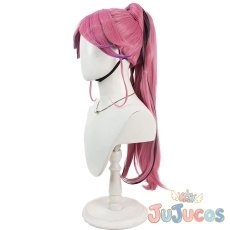 画像3: キュアキッス　コスプレウィッグ　キミとアイドルプリキュア♪　コスプレ鬘　JUJUcosplay (3)