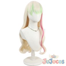 画像4: キュアズキューン　プリルン　コスプレウィッグ　キミとアイドルプリキュア♪　コスプレ鬘　JUJUcosplay (4)