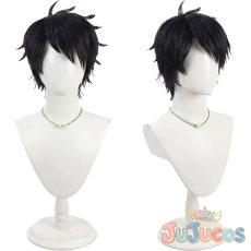 画像1: 矢颪碇　コスプレウィッグ　桃源暗鬼　コスプレ鬘　JUJUcosplay (1)