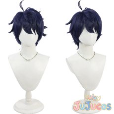 画像1: 一ノ瀬四季　コスプレウィッグ　桃源暗鬼　コスプレ鬘　JUJUcosplay (1)