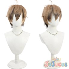 画像1: 皇后崎迅　コスプレウィッグ　桃源暗鬼　コスプレ鬘　JUJUcosplay (1)