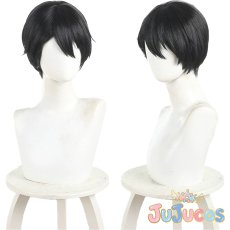 画像1: 無陀野無人　コスプレウィッグ　桃源暗鬼　コスプレ鬘　JUJUcosplay (1)