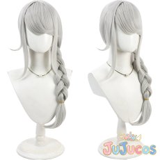 画像1: 霧藤希　コスプレウィッグ　HUNDRED LINE -最終防衛学園-（ハンドレッドライン）　コスプレ鬘　JUJUcosplay (1)