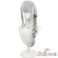 画像4: 霧藤希　コスプレウィッグ　HUNDRED LINE -最終防衛学園-（ハンドレッドライン）　コスプレ鬘　JUJUcosplay (4)