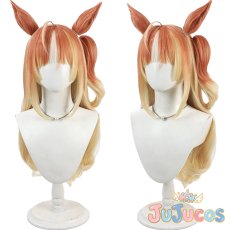 画像1: エスポワールシチー　コスプレウィッグ　ウマ娘プリティーダービー　コスプレ鬘　JUJUcosplay (1)
