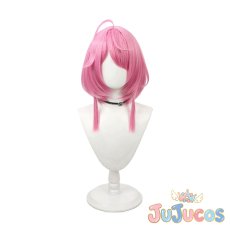 画像2: 桃祈　コスプレウィッグ　鳴潮(Wuthering Waves)　コスプレ鬘　JUJUcosplay (2)