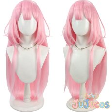 画像1: VTuber　周央サンゴ　通常　コスプレウィッグ　バーチャルYouTuber　コスプレ鬘　JUJUcosplay (1)