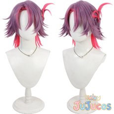 画像1: VTuber　渡会雲雀　コスプレウィッグ　バーチャルYouTuber　コスプレ鬘　JUJUcosplay (1)