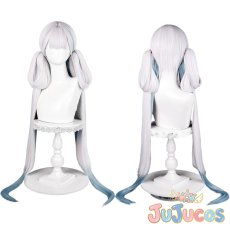 画像1: こんし(今汐)　コスプレウィッグ　鳴潮(Wuthering Waves)　コスプレ鬘　JUJUcosplay (1)