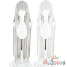 画像2: 藤原妹紅　コスプレウィッグ　東方Project　コスプレ鬘　JUJUcosplay (2)