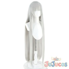 画像3: 藤原妹紅　コスプレウィッグ　東方Project　コスプレ鬘　JUJUcosplay (3)