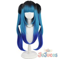 画像2: 飴宮怠美　コスプレウィッグ　HUNDRED LINE -最終防衛学園-（ハンドレッドライン）　コスプレ鬘　JUJUcosplay (2)