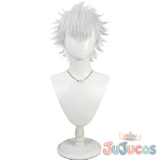 画像2: 厄師寺猛丸　コスプレウィッグ　HUNDRED LINE -最終防衛学園-（ハンドレッドライン）　コスプレ鬘　JUJUcosplay (2)