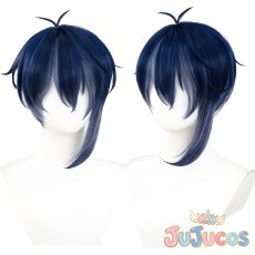 画像1: 三日月宗近　コスプレウィッグ　刀剣乱舞　コスプレ鬘　JUJUcosplay (1)