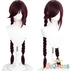 画像1: 腐川冬子　コスプレウィッグ　ダンガンロンパ 希望の学園と絶望の高校生　コスプレ鬘　JUJUcosplay (1)