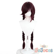 画像2: 腐川冬子　コスプレウィッグ　ダンガンロンパ 希望の学園と絶望の高校生　コスプレ鬘　JUJUcosplay (2)