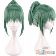 画像1: 夕張　コスプレウィッグ　艦隊これくしょん -艦これ-　コスプレ鬘　JUJUcosplay (1)
