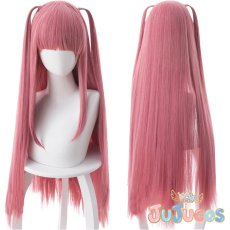 画像1: 中野二乃　姫カット　コスプレウィッグ　五等分の花嫁　コスプレ鬘　JUJUcosplay (1)