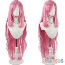 画像1: 東せつな(イース・キュアパッション)　パッション　コスプレウィッグ　フレッシュプリキュア!　コスプレ鬘　JUJUcosplay (1)