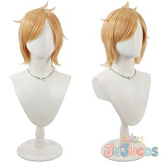 画像1: 包丁藤四郎　コスプレウィッグ　刀剣乱舞　コスプレ鬘　JUJUcosplay (1)