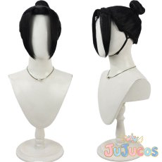 画像1: 上原由衣　コスプレウィッグ　名探偵コナン　コスプレ鬘　JUJUcosplay (1)