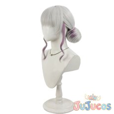 画像4: VTuber　樋口楓　ホワイトドレス　コスプレウィッグ　バーチャルYouTuber　コスプレ鬘　JUJUcosplay (4)