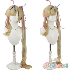 画像1: VTuber　尾丸ポルカ　制服衣装　コスプレウィッグ　バーチャルYouTuber　コスプレ鬘　JUJUcosplay (1)