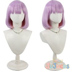 画像1: VTuber　紫宮るな　天使　コスプレウィッグ　バーチャルYouTuber　コスプレ鬘　JUJUcosplay (1)
