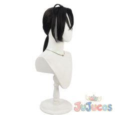 画像3: 墨染の軍師　シオン　コスプレウィッグ　アナザーエデン 時空を超える猫　コスプレ鬘　JUJUcosplay (3)