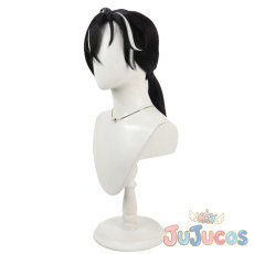 画像4: 墨染の軍師　シオン　コスプレウィッグ　アナザーエデン 時空を超える猫　コスプレ鬘　JUJUcosplay (4)