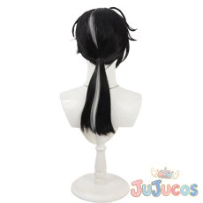 画像5: 墨染の軍師　シオン　コスプレウィッグ　アナザーエデン 時空を超える猫　コスプレ鬘　JUJUcosplay (5)